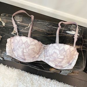 Victoria’s Secret lavender embroidered bra